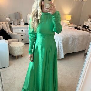 Elegant Green Women's Dress